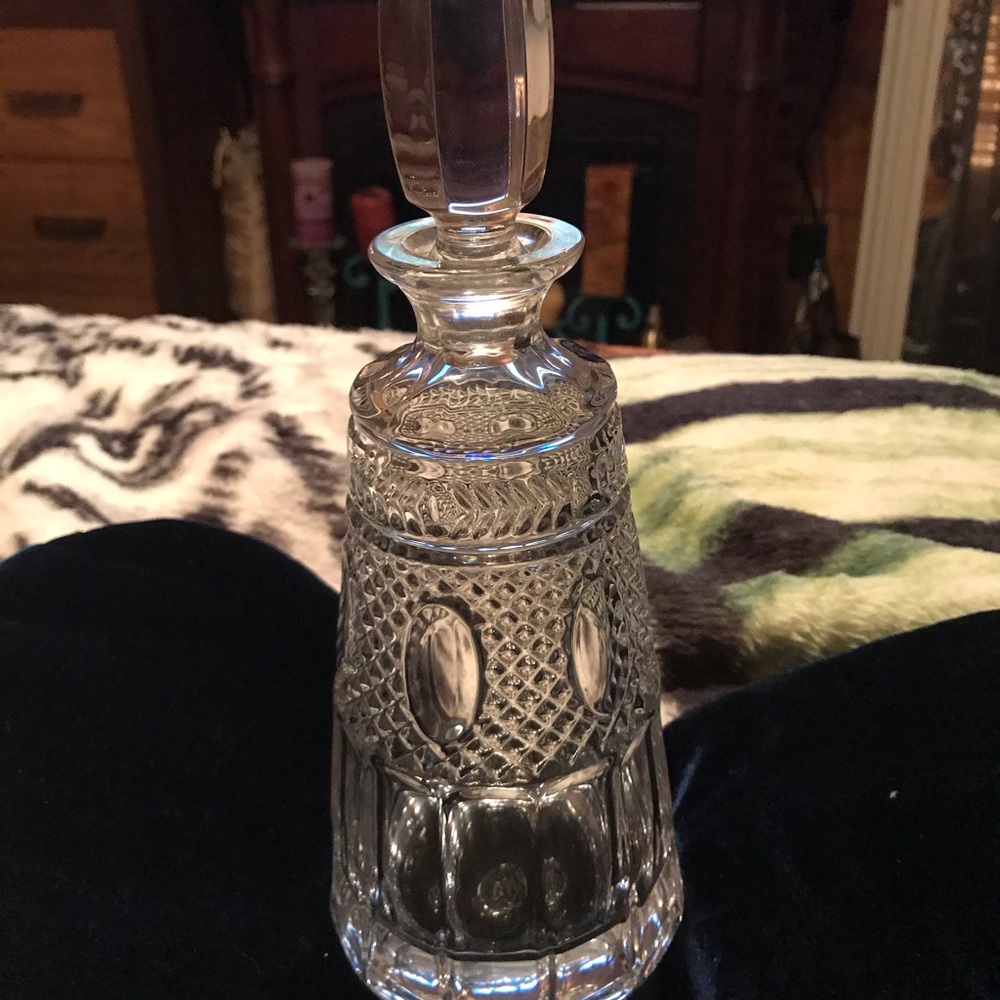Vintage Heavy Bohemian Czech Republic Decanter